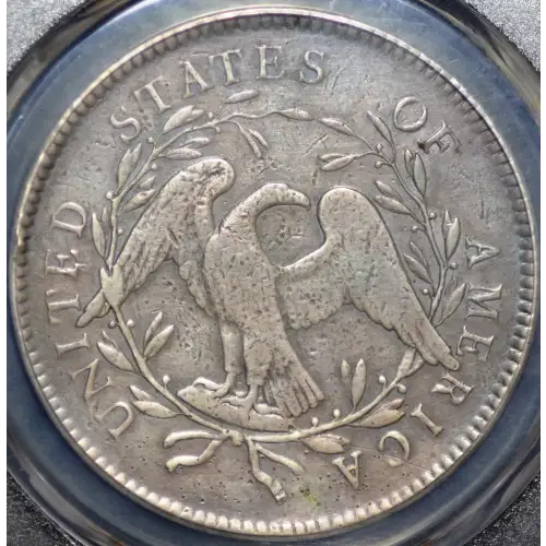 1795 $1 Flowing Hair, 2 Leaves