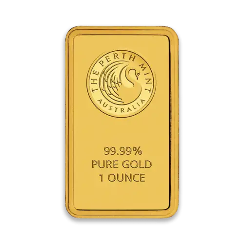 1oz Australian Perth Mint gold bar - minted