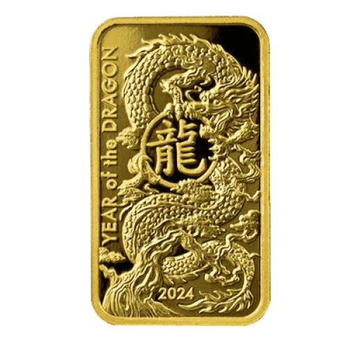2024 1 oz Asahi Gold Bar - Lunar Dragon (2)