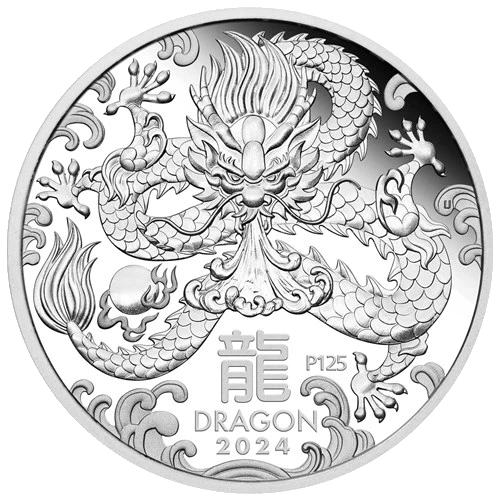 2024 1/2oz Australian Perth Mint Silver Lunar III: Year of the Dragon (3)