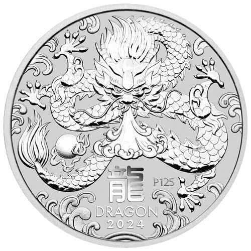 2024 1oz Australian Perth Mint Silver Lunar III: Year of the Dragon (3)