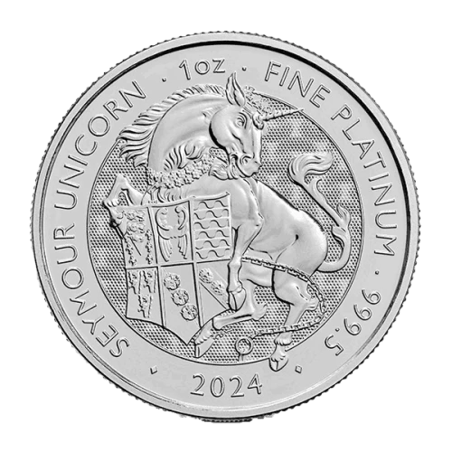 2024 1oz British The Royal Tudor Beast - Platinum Seymour Unicorn (3)