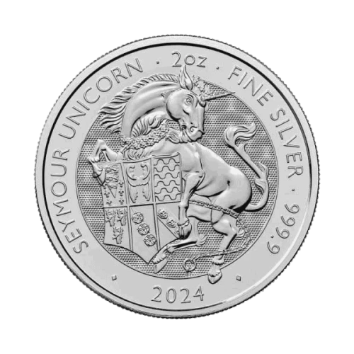 2024 2oz British The Royal Tudor Beast - Silver Seymour Unicorn (2)