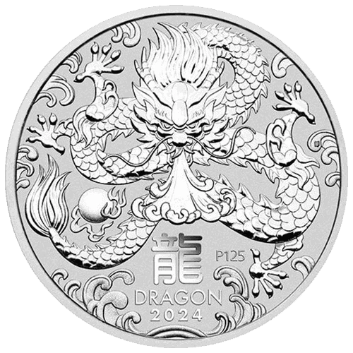2024 5oz Australian Perth Mint Silver Lunar II: Year of the Dragon (3)