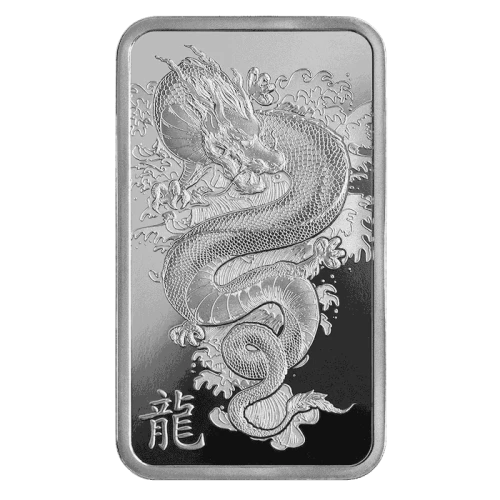 2024 Year of the Dragon - Legend of the Azure Dragon 1oz Silver Bar (5)