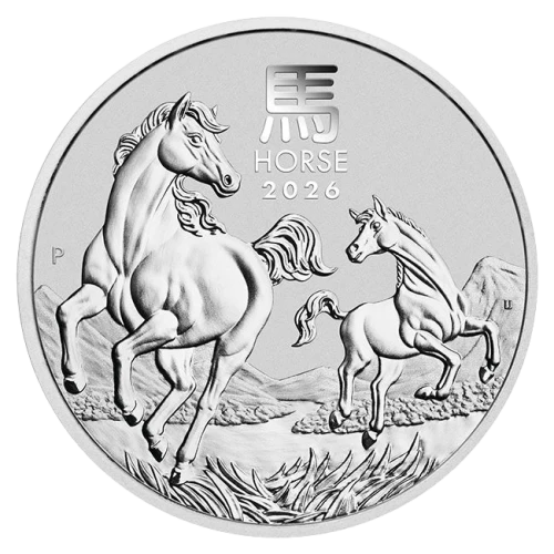 2025 5oz Australian Perth Mint Silver Lunar III: Year of the Horse (2)