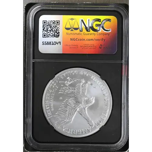 2025 W First Day of Issue Burnished Silver Eagle (3)