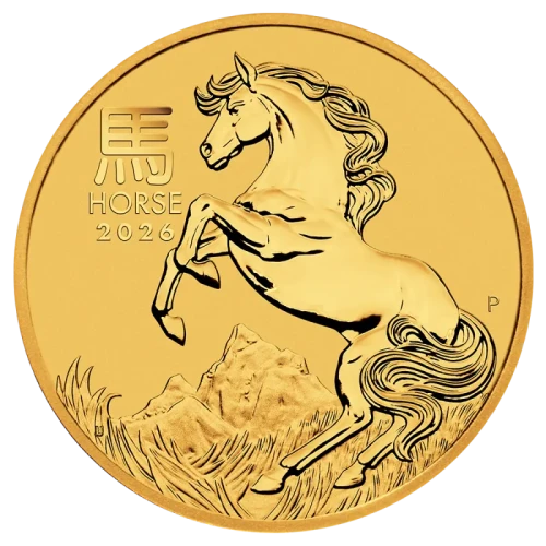 2026 1oz Australian Perth Mint Gold Lunar Series III: Year of the Horse (3)