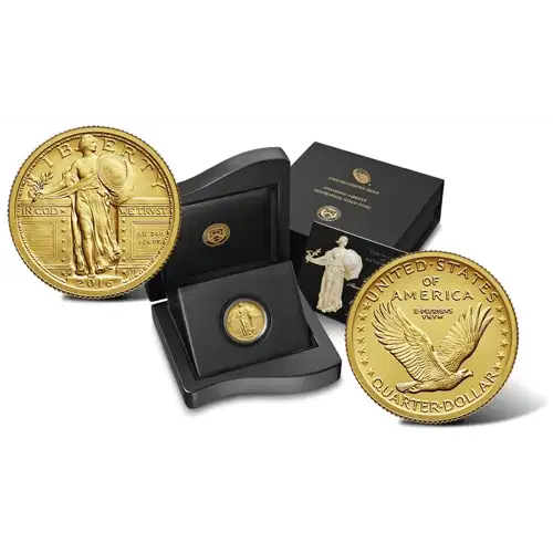25C 100th Anniversary Gold Commemorative