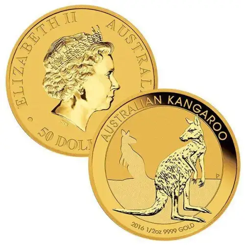 Any Year Royal Australian Mint 1/2oz Kangaroo