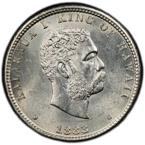 Hawaiian Issues--1883 Quarter Dollar -- 0.25 Dollar (2)