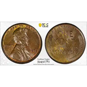 1955 1C Doubled Die Obverse, BN (2)