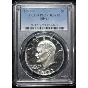 1972-S $1 Silver, DCAM (3)