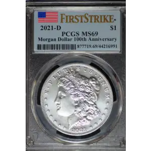 2021-D $1 Morgan Dollar 100th Anniversary First Strike (3)