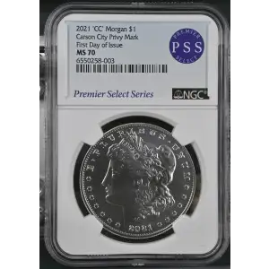 2021 'CC' Carson City Privy Mark First Day of Issue (2)