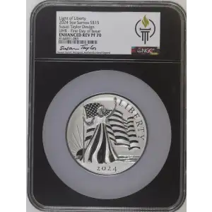 2024 5oz Susan Taylor Design UHR - First Day of Issue Light of Liberty (2)