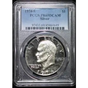 1974-S $1 Silver, DCAM (3)