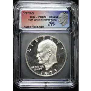Eisenhower Silver Dollar (1971-1978) - 40% Silver